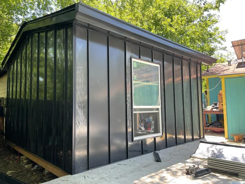 Black standing seam metal wall panels for Roof Inspection in Kennewick